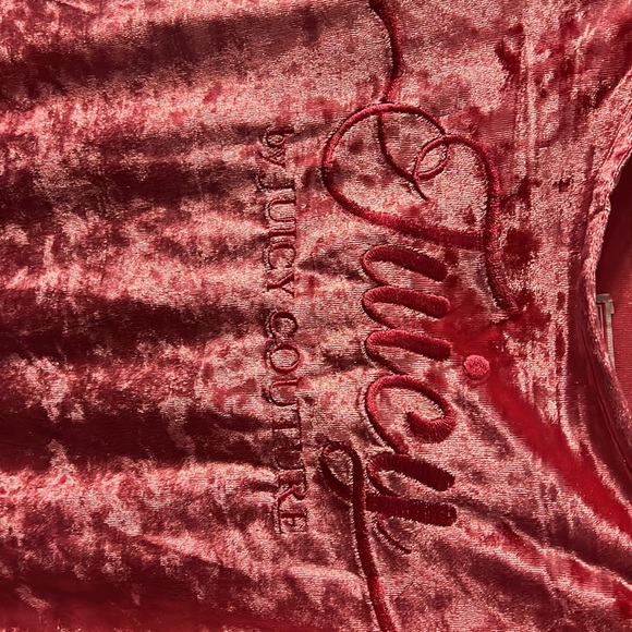 pink juicy couture velour dress - Picture 2 of 3